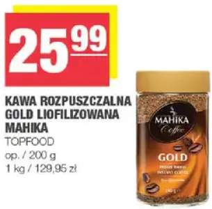 Kawa rozpuszczalna Gold liofilizowana Mahna
