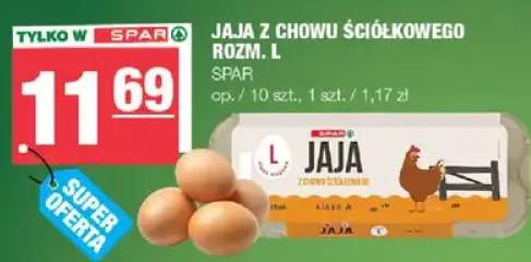 Jaja z chowu ściółkowego rozm. L