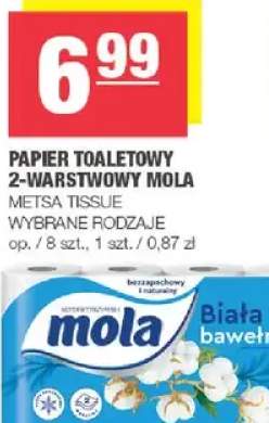 Papier toaletowy 2-warstwowy Mola