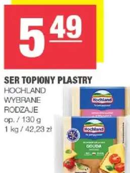 Ser topiony plastry wybrane rodzaje