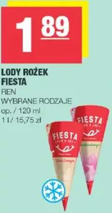 Lody rożek fiesta