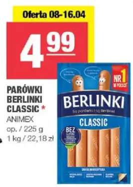 Parówki Berlinki Classic