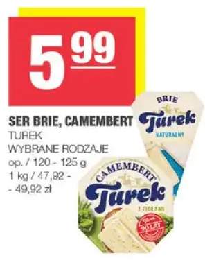 Ser Brie, Camembert wybrane rodzaje