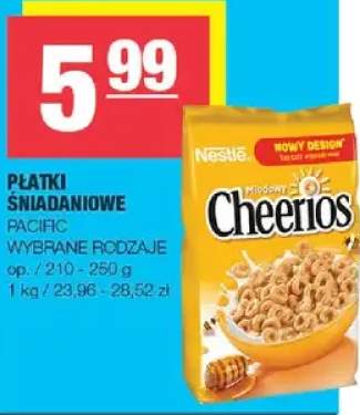 Płatki śniadaniowe wybrane rodzaje