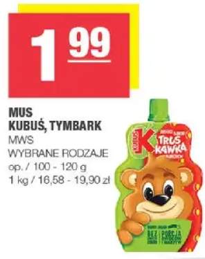 Mus Kubuś, Tymbark wybrane rodzaje