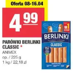 Parówki Berlinki Classic