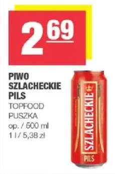 Piwo szlacheckie pils puszka