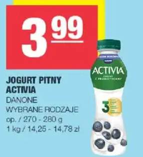 Jogurt pitny Activia wybrane rodzaje