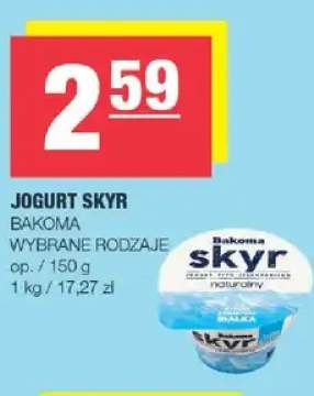 Jogurt skyr wybrane rodzaje