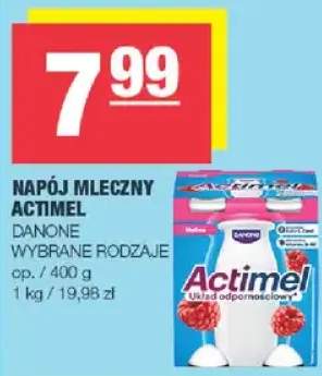 Napój mleczny Actimel wybrane rodzaje