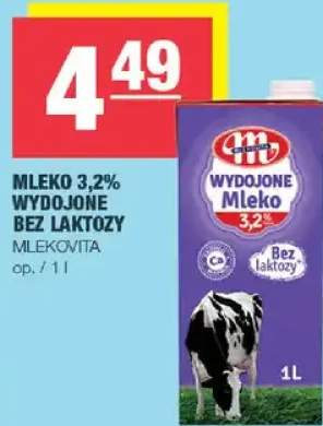 Mleko 3.2% wydojone bez laktozy