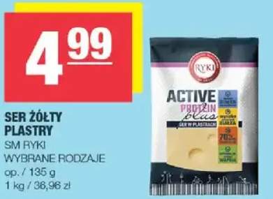 Ser żółty plastry wybrane rodzaje