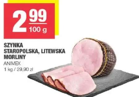 Szynka staropolska, litewska Morliny