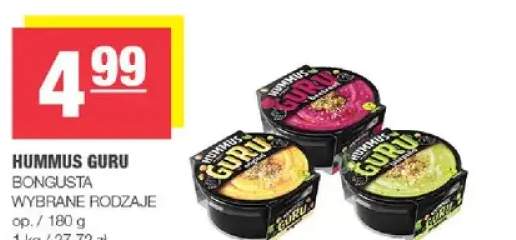 Hummus guru wybrane rodzaje