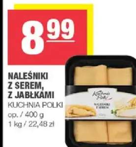 Naleśniki z serem, z jabłkami