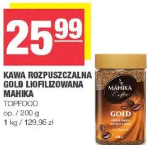 Kawa rozpuszczalna gold liofilizowana mahika