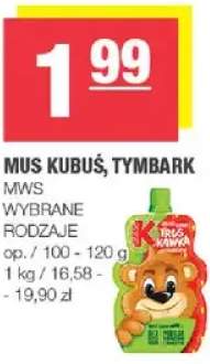 Mus kubuś, tymbark wybrane rodzaje