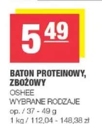 Baton proteinowy, zbożowy wybrane rodzaje
