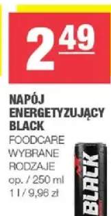 Napój energetyzujący Black wybrane rodzaje