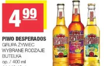 Piwo Desperados butelka wybrane rodzaje