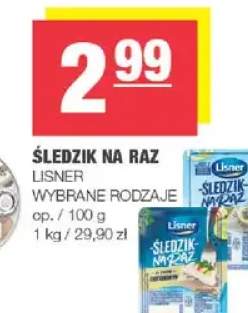 Śledź na raz wybrane rodzaje