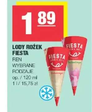Lody rożek Fiesta Ren