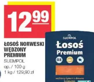 Łosoś norweski wędzony premium Suempol