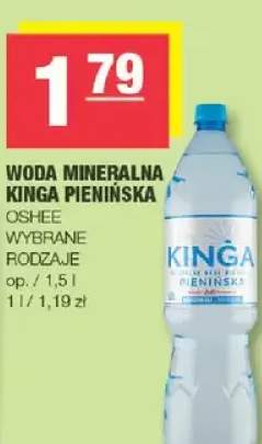 Woda mineralna Kinga Pienińska Oshee