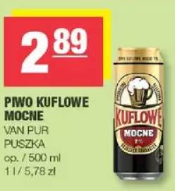 Piwo kuflowe mocne Van Pur puszka