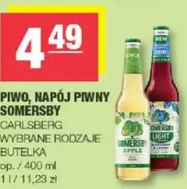 Piwo napój piwny Somersby Carlsberg butelka