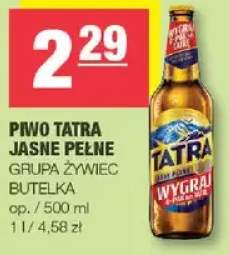 Piwo Tatra jasne pełne Grupa Żywiec butelka