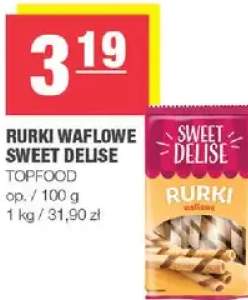 Rurki Waflowe Sweet Delise Topfood