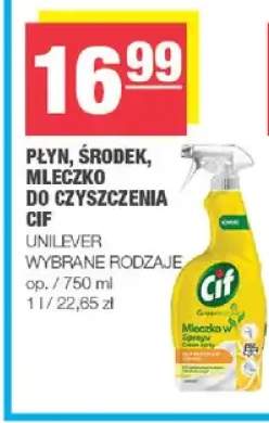Płyn Środek Mleczko do Czyszczenia Cif Unilever