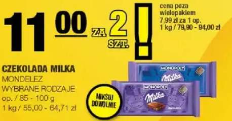 Czekolada Milka Mondelez