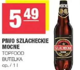 Piwo Szlacheckie Mocne Topfood butelka