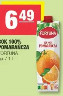 Sok 100% pomarańcza Fortuna