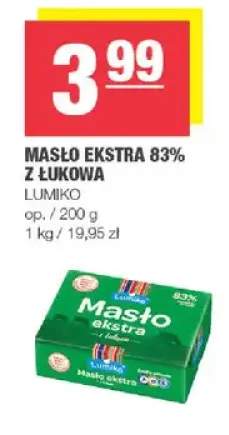 Masło ekstra 83% z Łukowa Lumiko