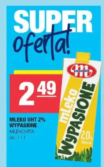 Mleko UHT 2% Wypasione Mlekovita
