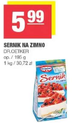 Sernik na zimno Dr.Oetker