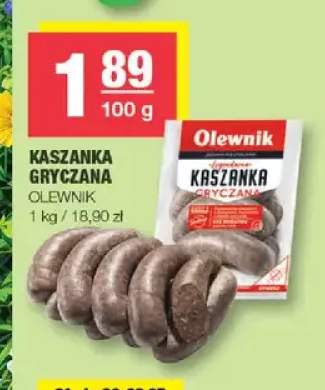 Kaszanka gryczana Olewnik