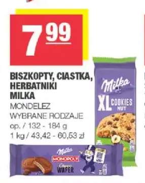 Biszkopty, ciastka, herbatniki Milka