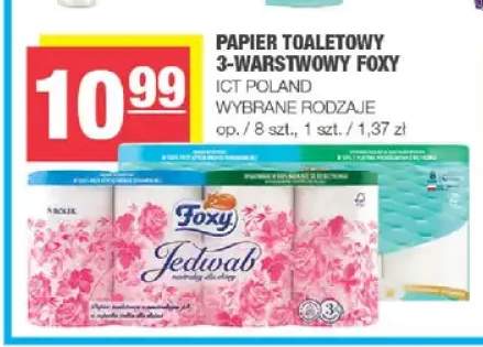 Papier toaletowy 3-warstwowy Foxy