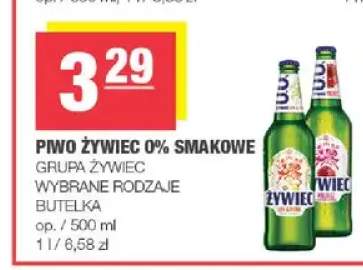 Piwo bezalkoholowe Żywiec 0% smakowe