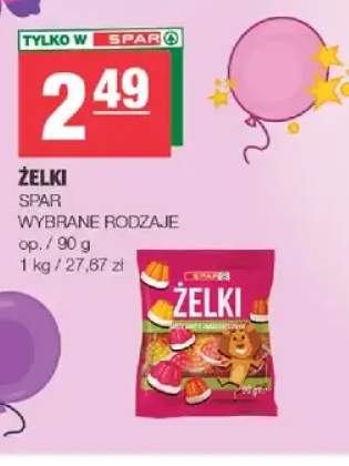 Żelki owocowe SPAR