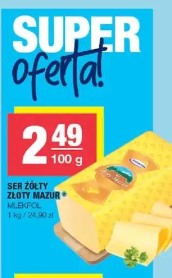 Ser żółty Złoty Mazur