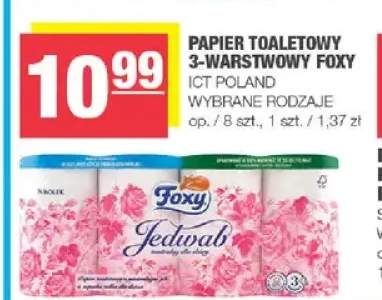 Papier toaletowy 3-warstwowy Foxy ICT Poland