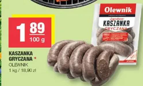 Kaszanka gryczana Olewnik