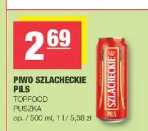 Piwo Szlacheckie Pils puszka