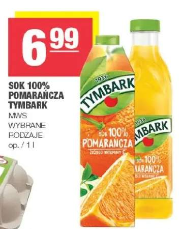 Sok pomarańcza Tymbark 100%