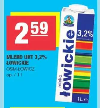 Mleko UHT Łowickie 3,2%
